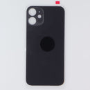 Repair Part - Back Glass for Apple iPhone 12 Mini (A2176) - Black with Logo