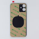 Repair Part - Back Glass for Apple iPhone 12 Mini (A2176) - Black with Logo