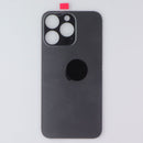 Repair Part - Back Glass Panel for Apple iPhone 13 Pro - Black with Logo