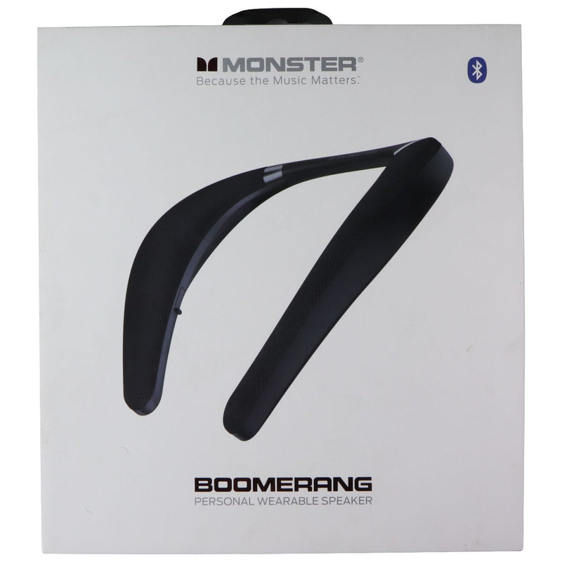 Monster Boomerang Personal Wearable Neck Speaker - Black/Silver (2MNSK1693B9L2)