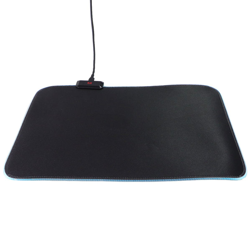 Monster (14 in x 10 in) Wired LED Gaming Mouse Pad with USB Cable - Black / RGB