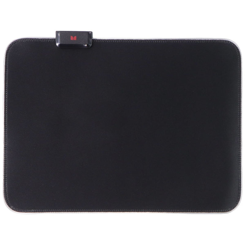 Monster (14 in x 10 in) Wired LED Gaming Mouse Pad with USB Cable - Black / RGB