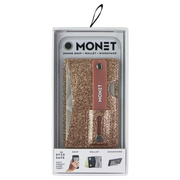 Monet RFID Blocking Phone Grip / Wallet / Kickstand - Rose Gold