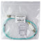 Monoprice Fiber Optic Cable LC to LC, OM3, 50/125 Type, 2mm, 3.3-Ft(1m) - Aqua