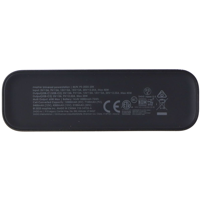 Mophie Powerstation Pro 20,000mAh Power Bank (PS-2025-20K) - Black