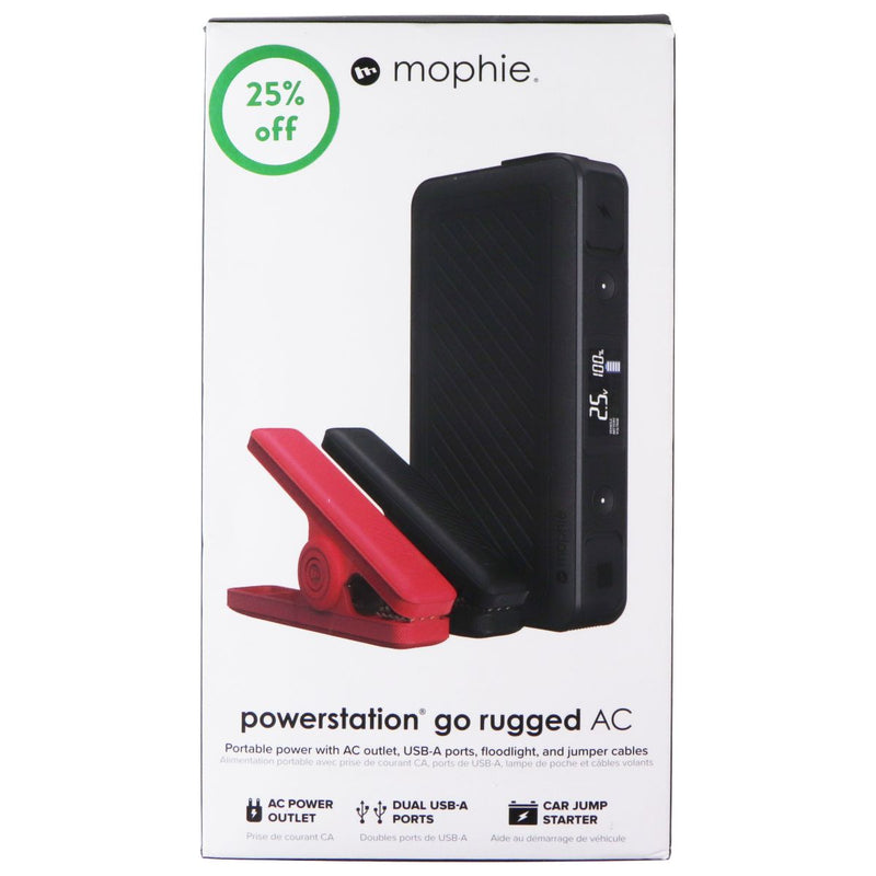 Mophie Powerstation Go Rugged AC 55,500mAh Portable Battery - Black