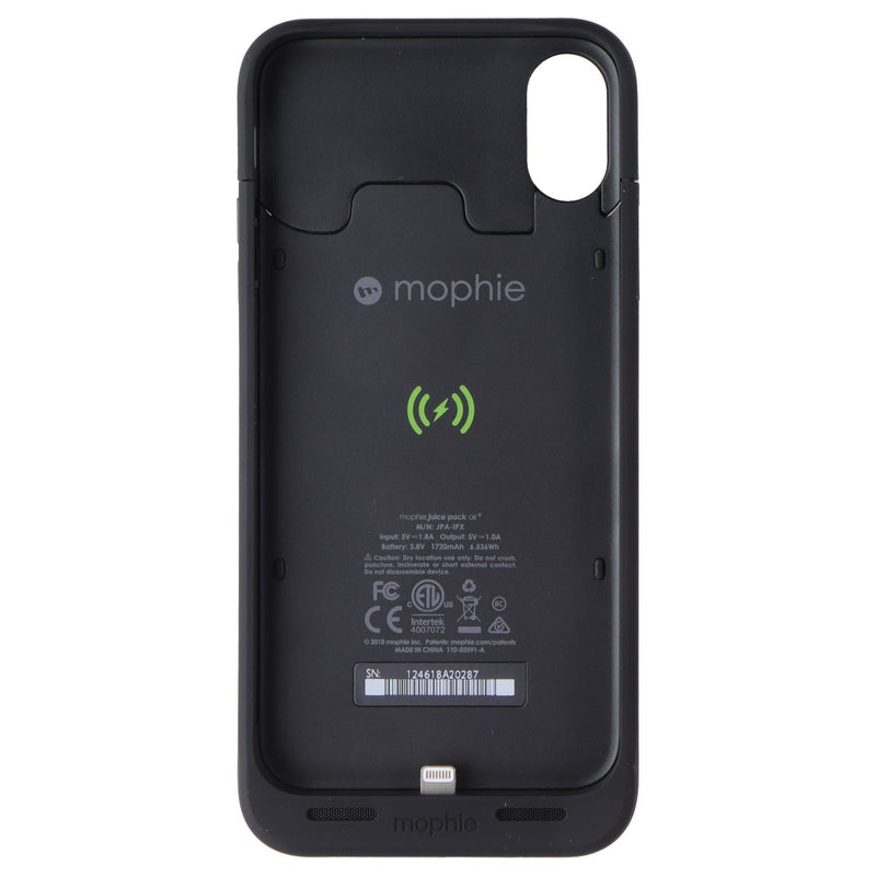 Mophie Juice Pack Slim Air Protective Battery Case for iPhone X - Black