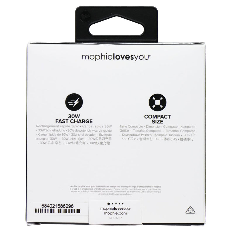 Mophie 30W USB-C GaN Wall Adapter (AUSTRALIAN) - White