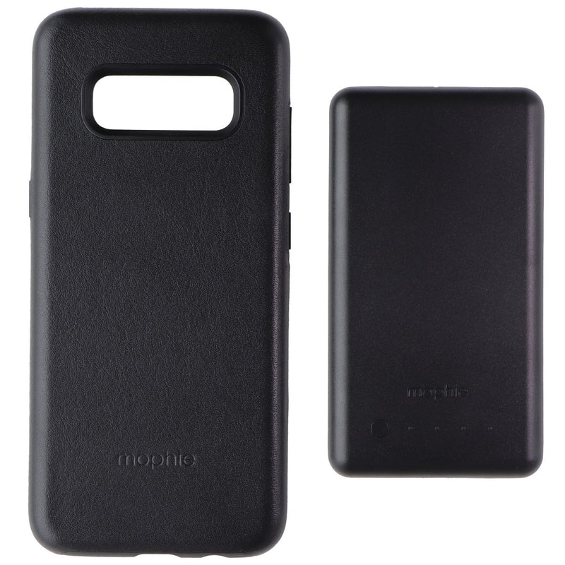 Mophie Leather Charge Force Case & Qi PowerStation mini for Galaxy S8 - Black