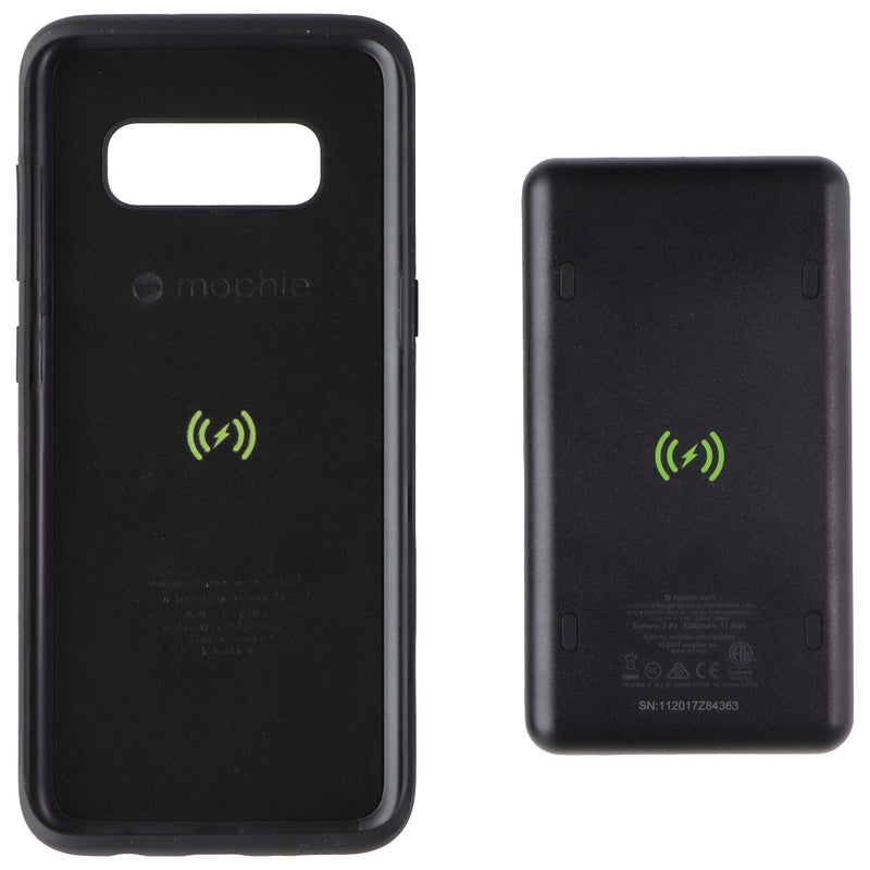 Mophie Leather Charge Force Case & Qi PowerStation mini for Galaxy S8 - Black