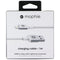 Mophie Braided USB-A Cable with 8-Pin Connector Cable - 1M / 3.3Ft - White