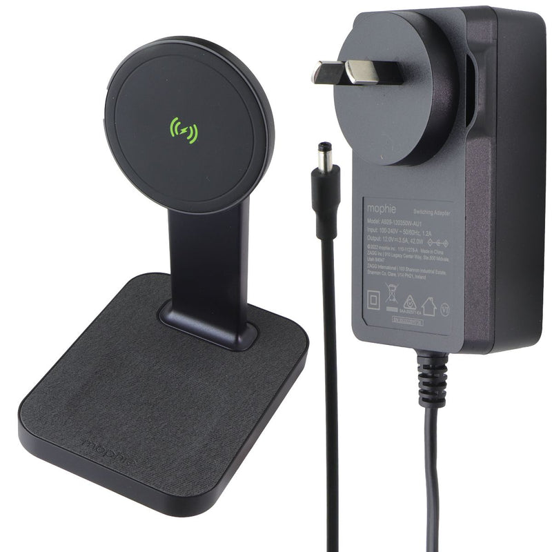 Mophie Snap+ Charging Stand & Pad for MagSafe Devices - Black (AUS Plug)