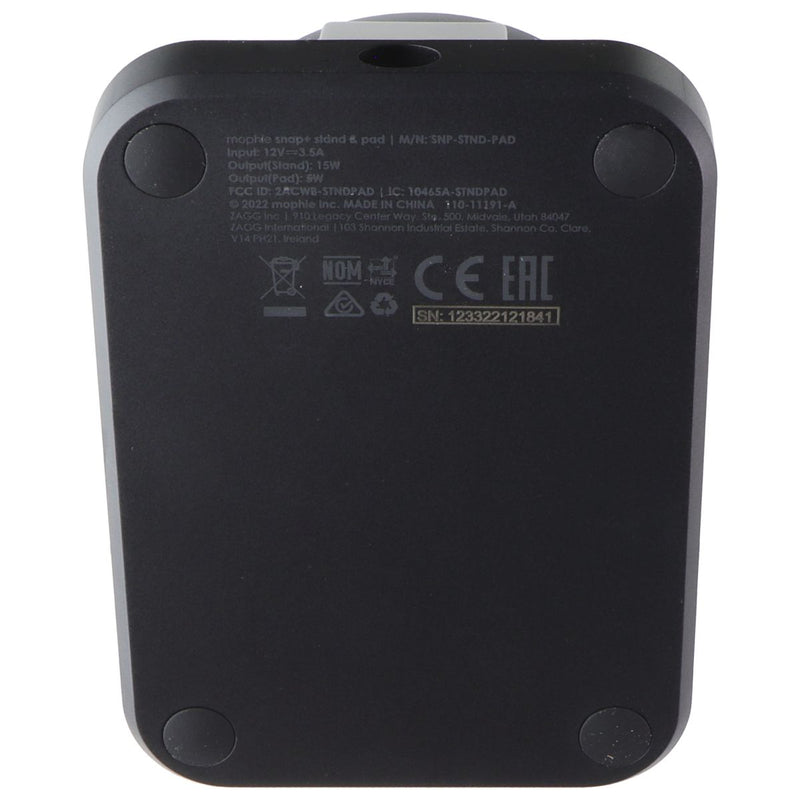 Mophie Snap+ Charging Stand & Pad for MagSafe Devices - Black (AUS Plug)