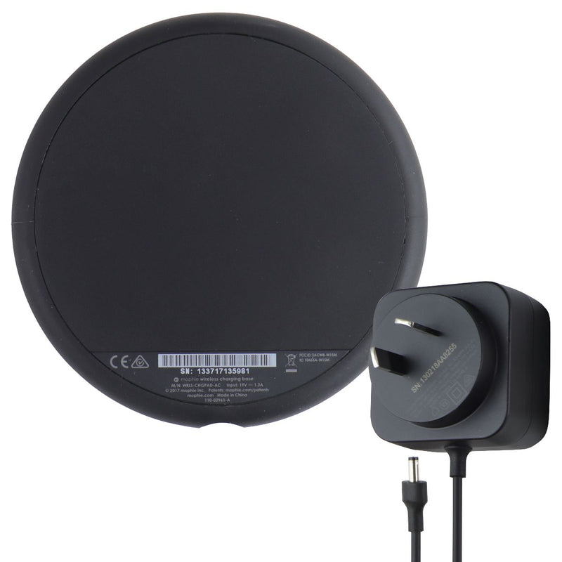 Mophie (Australian Plug) 7.5W Wireless Charging Base Pad for Qi Phones - Black