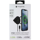 mophie Snap+ Wireless Vent Mount Universal Charger - Black