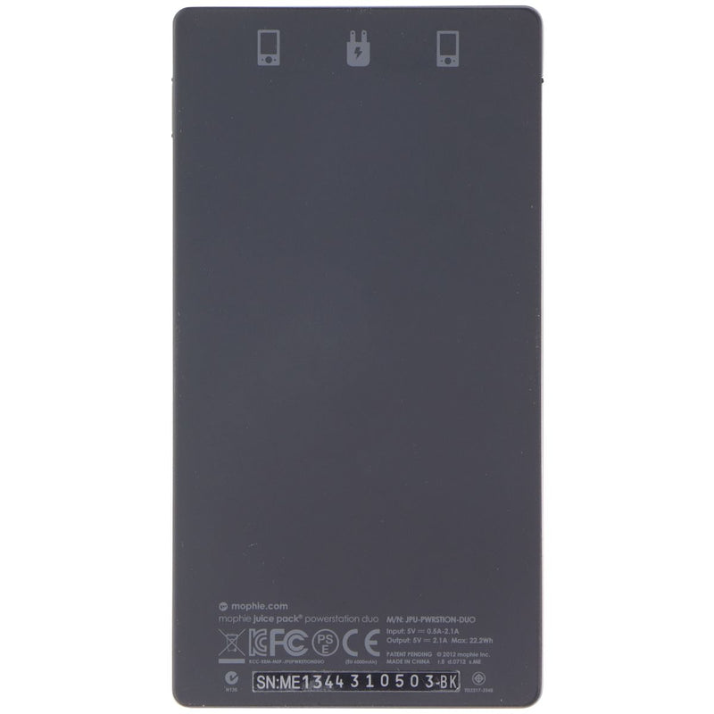 Mophie Juice Pack Powerstation Duo Power Bank - Black / Silver