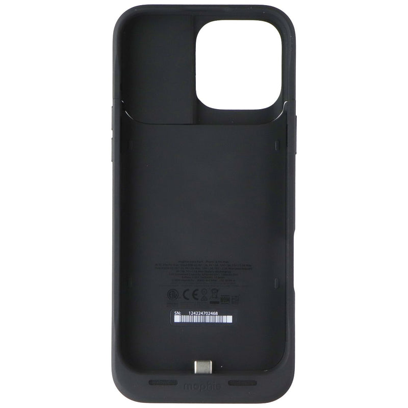 Mophie Juice Pack Protective Battery Case for iPhone 16 Pro Max - Black