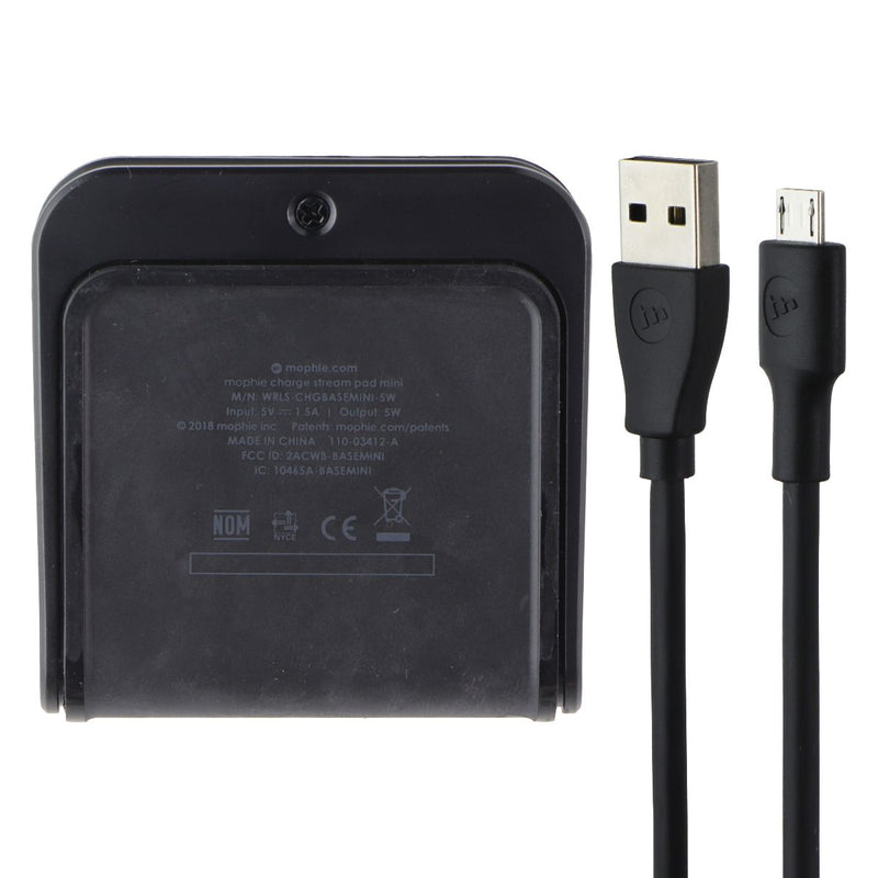 Mophie Charge Steam Pad Mini - Wireless Charger for Qi Phones - Black