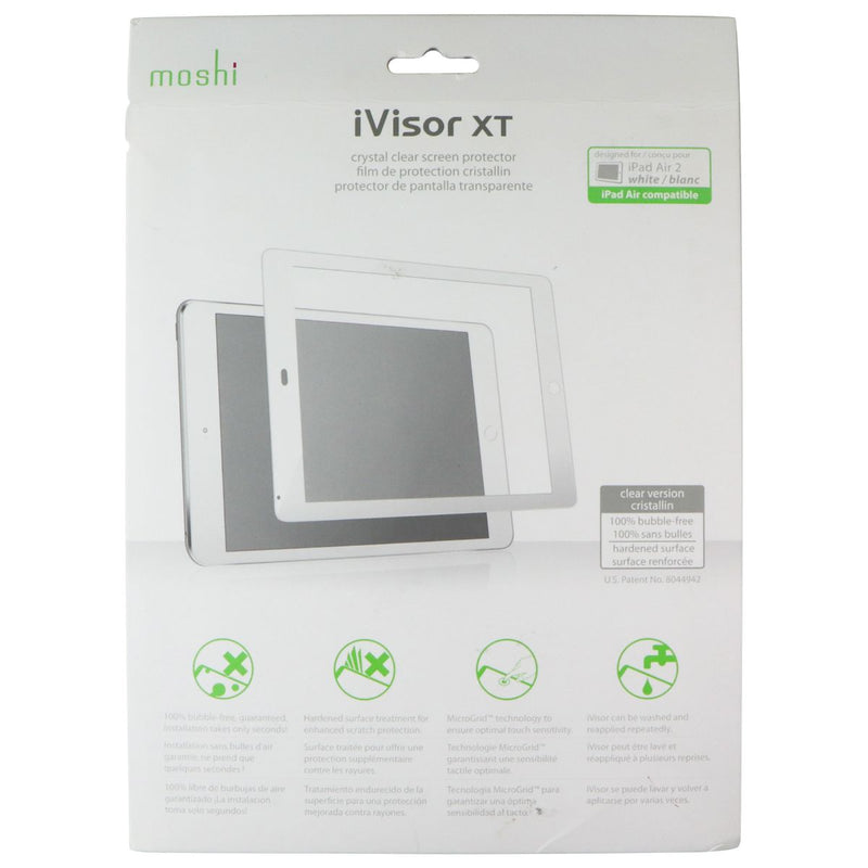 Moshi iVisor XT Crystal Clear Screen Protector for Apple iPad Air 2 - White