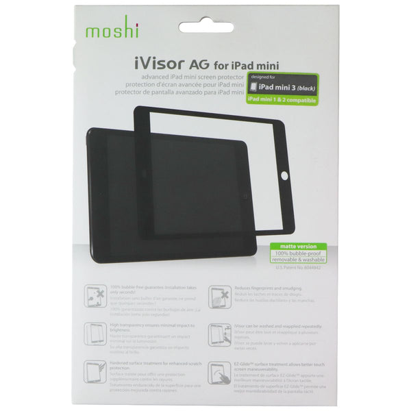 Moshi iVisor AG Advanced Screen Protector for Apple iPad Mini 1/2/3 - Black