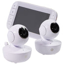 Motorola MBP3XL Portable Video Baby Monitor & 2 Rechargeable Cameras - White