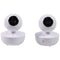 Motorola MBP3XL Portable Video Baby Monitor & 2 Rechargeable Cameras - White