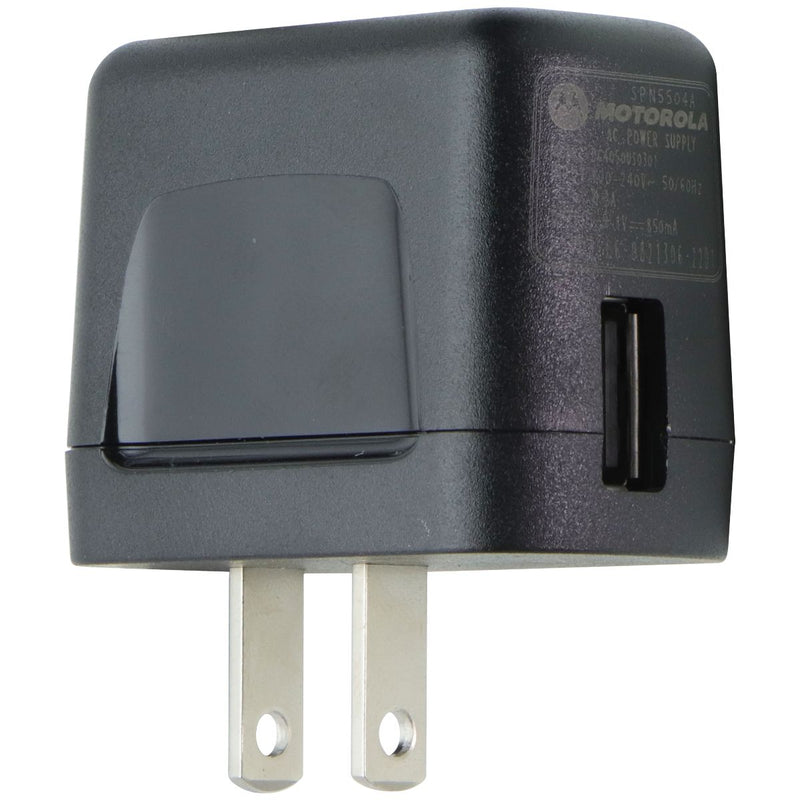 Motorola (5.1V/850mA) Single USB Wall Charger Travel Adapter - Black (SPN5504A)