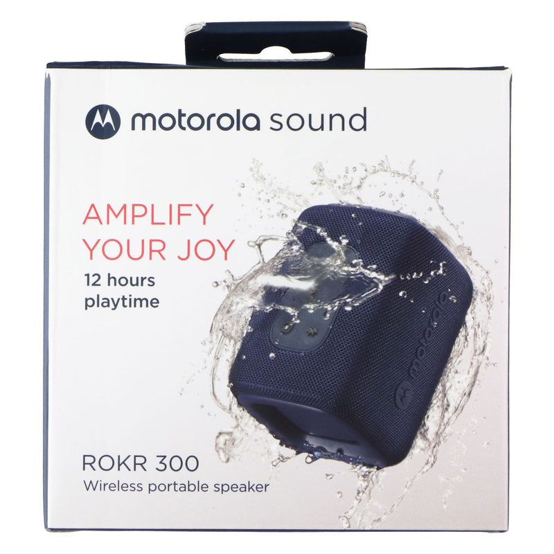 Motorola Sound ROKR 300 Wireless Portable Speaker - Blue