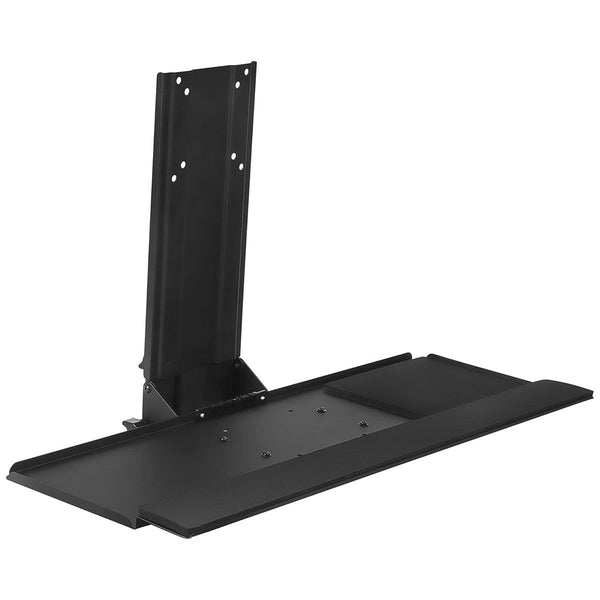 Mount It! Monitor and Keyboard Wall Mount 25-inch Wide w/ Mouse Pad Black