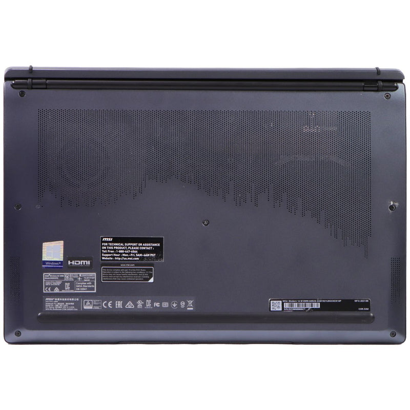 MSI Modern 14 (14-inch) HD Laptop (MS-14D1/B10MW) i5-10210/128GB/8GB/10Home/Gray