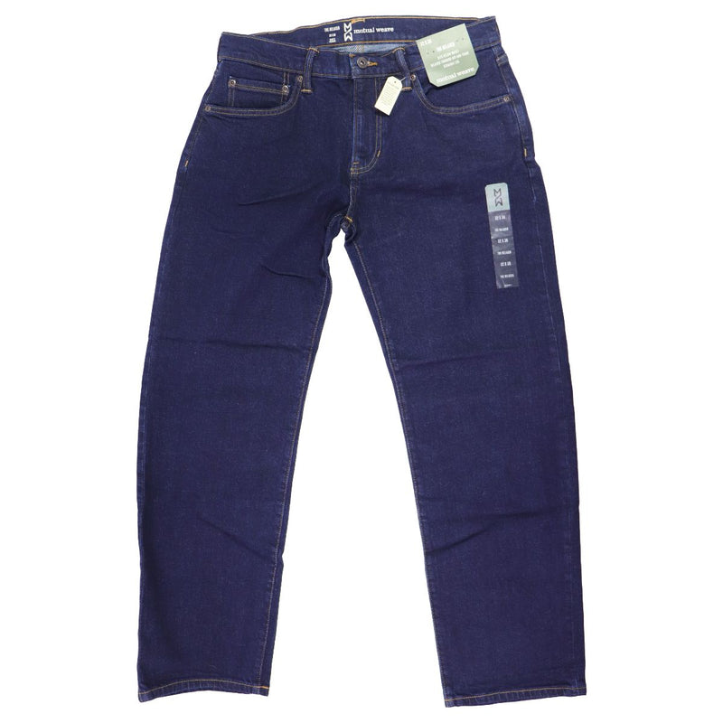 Mutual Weave Men's The Relaxed Series Jeans - Indigo Rinse (Regular, 32W x 30L)