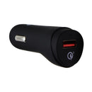 mWorks mPOWER! Universal USB-C to USB-A USB Car Charger (6ft) - Black