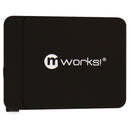 mWorks mPower 6 Foot Flat Sync/Charge USB-C Cable w/ Qualcomm 3.0 Adapter Black