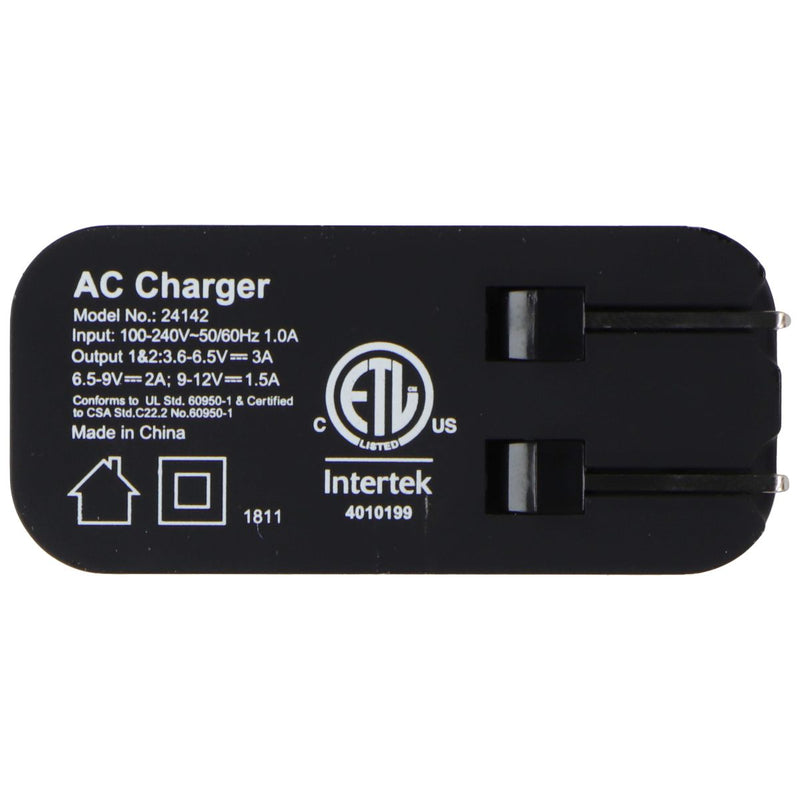 mworks! mPOWER! Dual Port USB Wall Charger (Adaptive Output) - Black