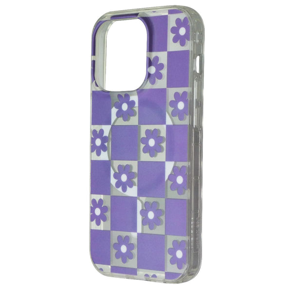 Mybat Pro Mood Series for MagSafe for Apple iPhone 14 Pro - Retro Purple Floral