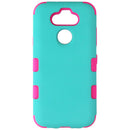 MyBat Tuff Series Dual Layer Case for LG K31 / Aristo 5 / Fortune 3 - Teal/Pink