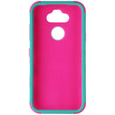 MyBat Tuff Series Dual Layer Case for LG K31 / Aristo 5 / Fortune 3 - Teal/Pink