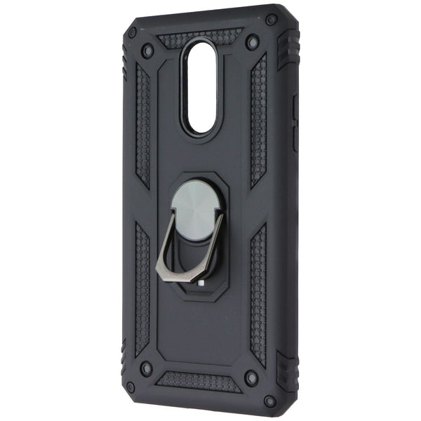 Mybat Premium Case with Ring Stand for LG Stylo 5 - Black