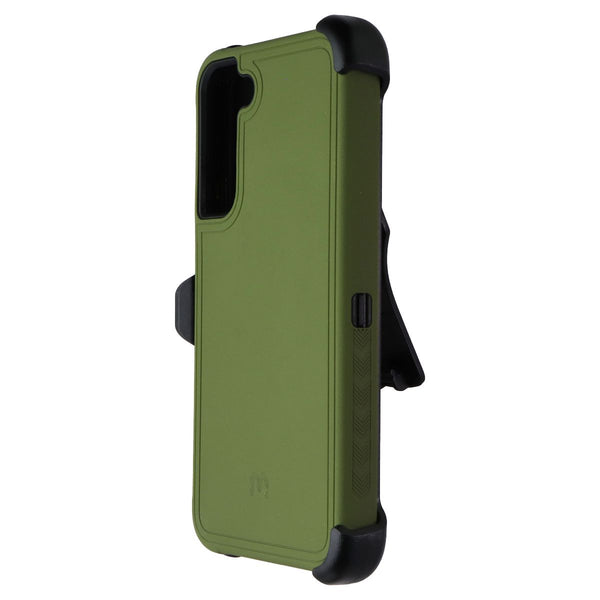 MyBat Pro Maverick Series Case + Holster for Samsung Galaxy S22+ (Plus) - Green