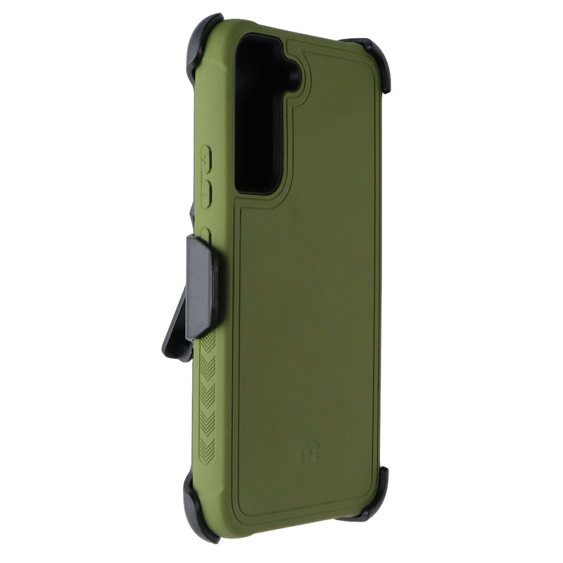 MyBat Pro Maverick Series Case + Holster for Samsung Galaxy S22+ (Plus) - Green