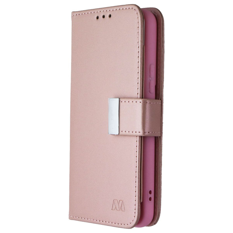 Mybat MyJacket Wallet Case for Samsung Galaxy S22 - Rose Gold Leather