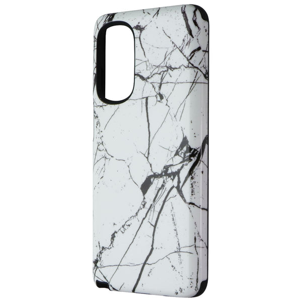 MyBat Pro Fuse Case for Motorola Moto G Stylus 5G (2022) - White Cracked Marble