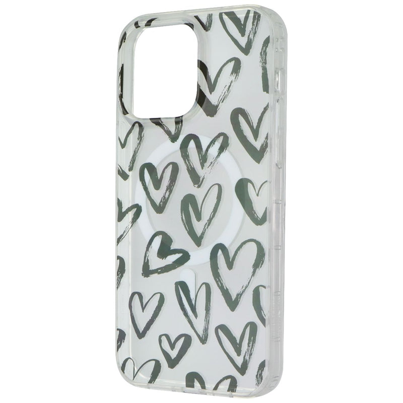 Mybat Pro Mood Series Case for MagSafe for iPhone 14 Pro Max - Black Hearts