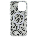 Mybat Pro Mood Series Case for MagSafe for iPhone 14 Pro Max - Black Hearts
