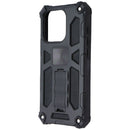 MyBat Sturdy Hybrid Series Case with Kickstand for Apple iPhone 15 Pro - Black