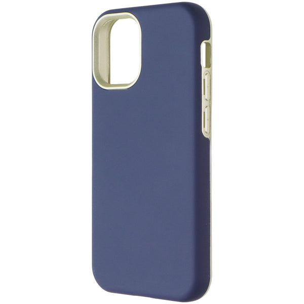 Mybat Dual Layer Phone Case for Apple iPhone 12 Mini - Blue / Gold