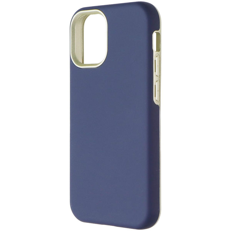 Mybat Dual Layer Phone Case for Apple iPhone 12 Mini - Blue / Gold