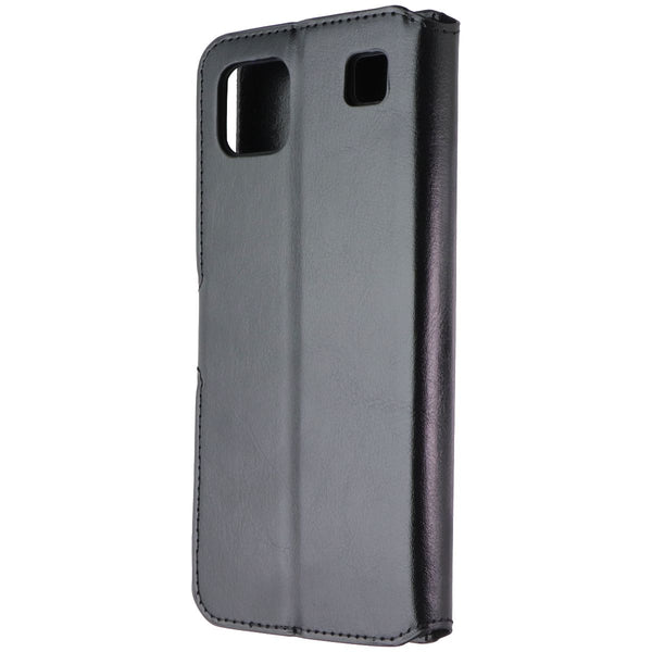 MyBat MyJacket Wallet Case for LG K92 (5G) - Black Leather
