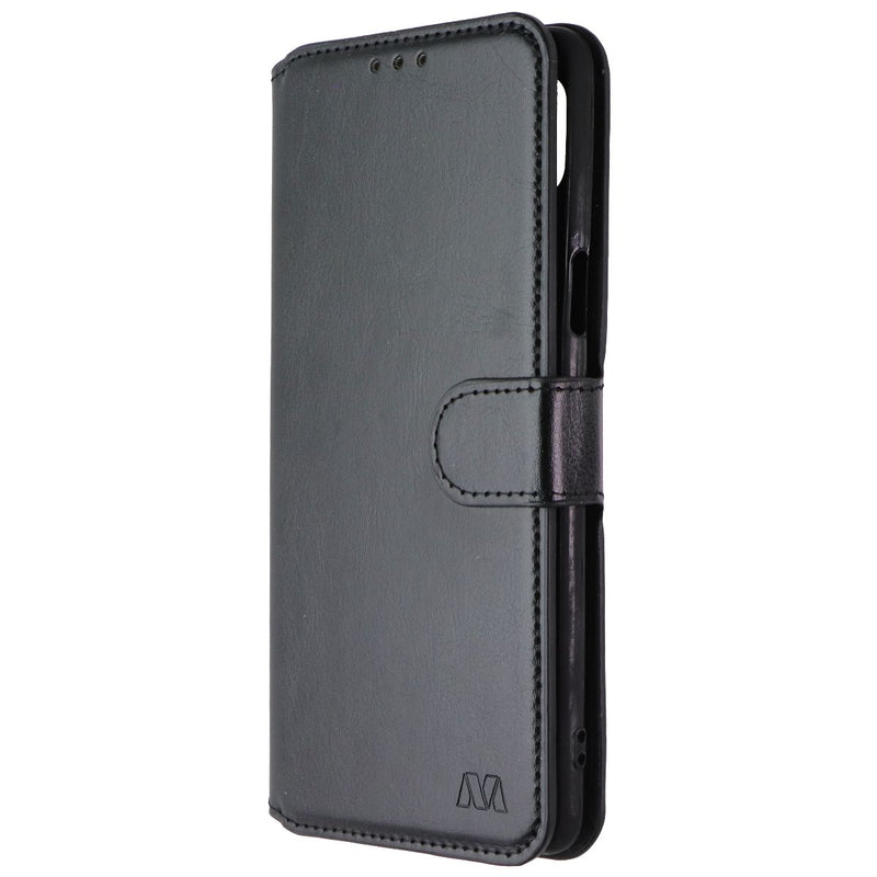 MyBat MyJacket Wallet Case for LG K92 (5G) - Black Leather