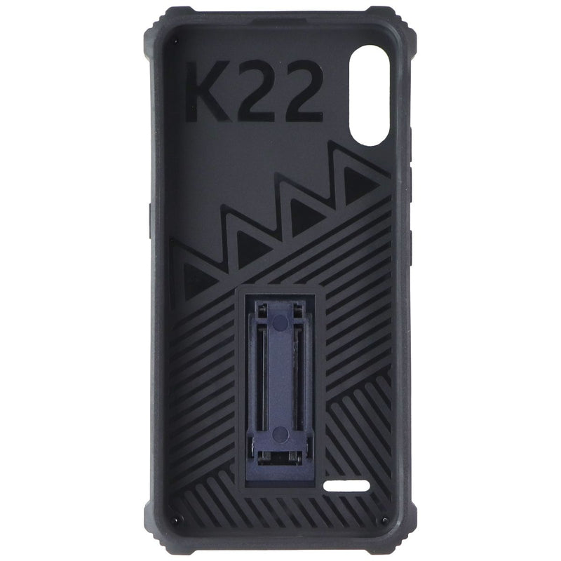 MyBat Rugged Kickstand Case for LG K22 - Blue / Black